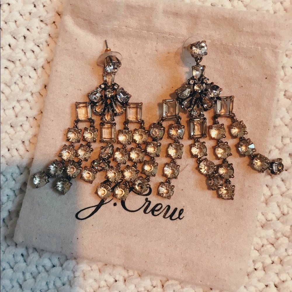 J.Crew Crystal Chandelier Earrings